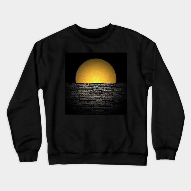 Abstract sunset Crewneck Sweatshirt by EvgeniiV